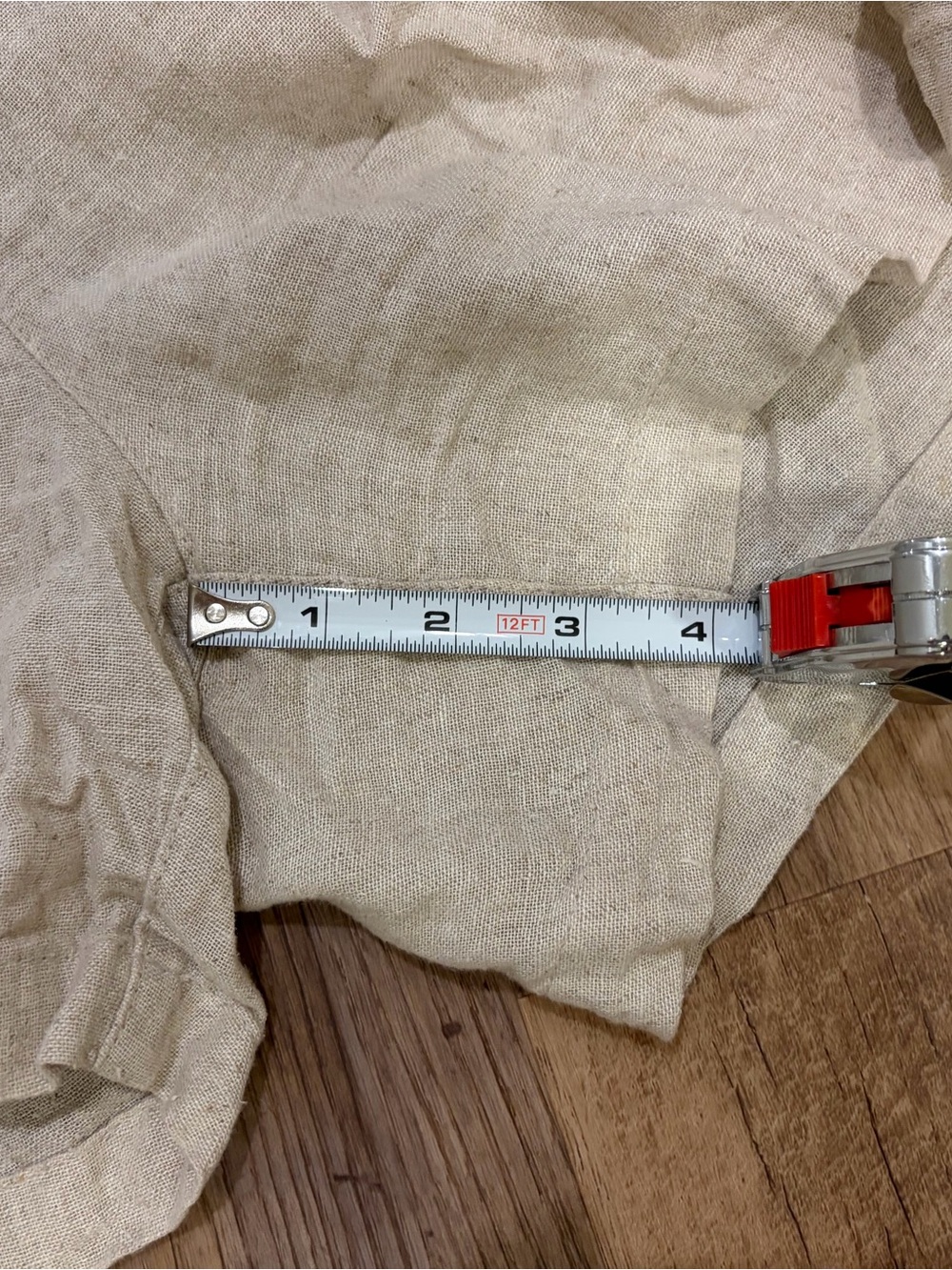 Old Navy Lightweight Drawstring Linen-Blend Shorts in Beige - Picture 3 of 6
